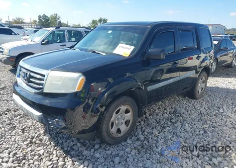 2013 Honda Pilot Lx из США, поврежденный, VIN 5FNYF4H28DB016193